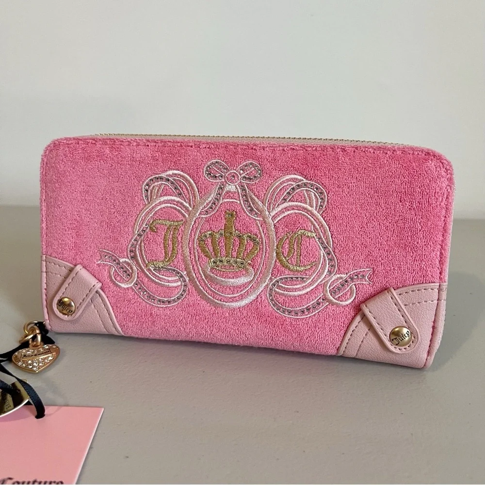 Juicy Couture Pink Diamond “Lovers Club” Large Wallet - Picture 1 of 6